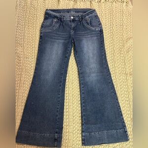 Flamingo Urban Dark Blue Flare Jeans
